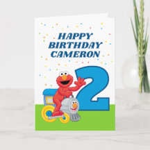 Sesame Street Elmo Chugga Chugga Dos Dos Cumpleaño