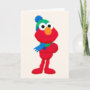 Tarjeta Sesame Street   Elmo de invierno