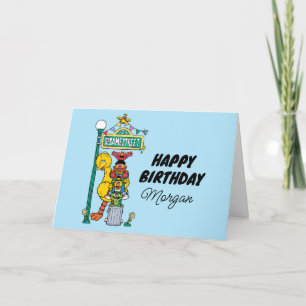 Tarjeta Sesame Street   Feliz Cumpleaños