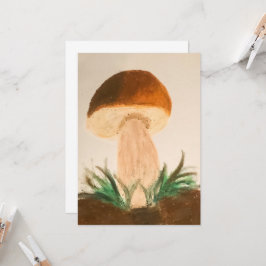 Tarjeta seta porcini