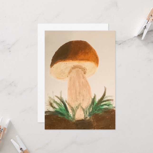 Tarjeta seta porcini (Anverso/Reverso In Situ)