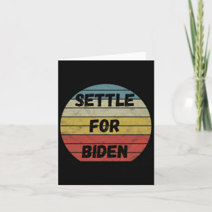 Tarjeta Setecientos Por Biden - Cualquiera Menos Trump Bid