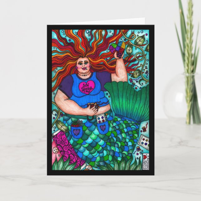 Tarjeta Sew Special Mermaid Card (Anverso)