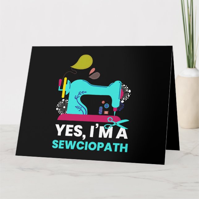 Tarjeta Sewciopath I Scoser Needle Embroidery Tailor (Anverso)