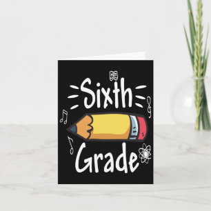 Tarjeta Sexto Grado