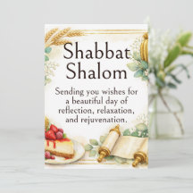 Shabbat Shalom, Suculentas Caprichosas Acuarela 