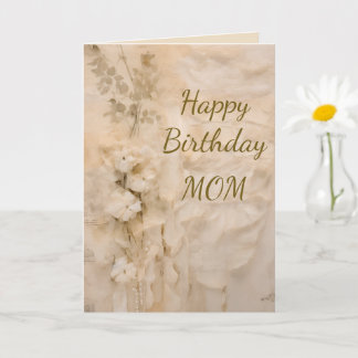 Tarjeta Shabby Chic Happy Birthday Lace Forget Me Not
