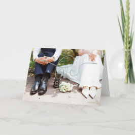 Tarjeta Shabby Chic Lifestyle Design Blank Inside Boda