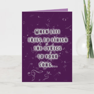 Tarjeta Shades of Purple Hook It