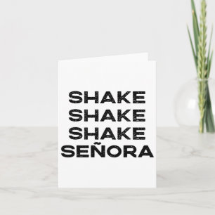 Tarjeta Shake Shake Senora Funny Halloween Outfit Co