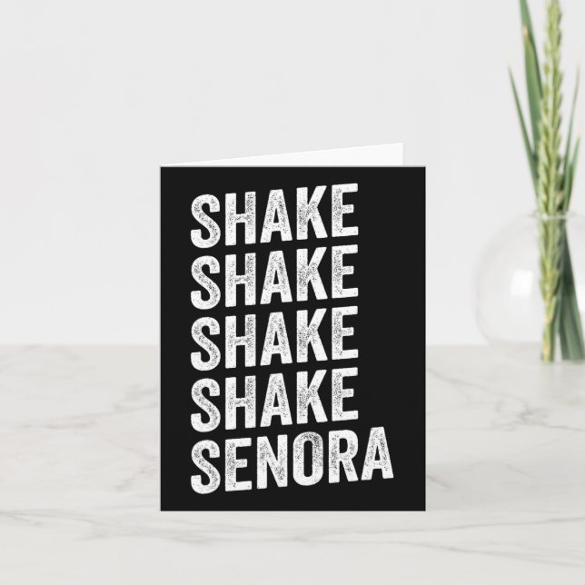 Tarjeta Shake Shake Senora Halloween (Anverso)