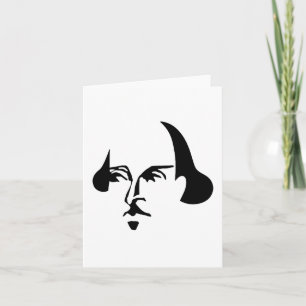 Tarjeta Shakespeare simple