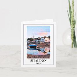 Tarjeta Shaldon, Devon