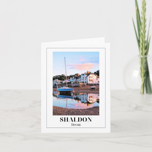 Tarjeta Shaldon, Devon (Anverso)
