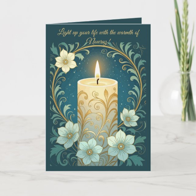 Tarjeta Sham Candles for Haft-Sin Guiding Light  (Anverso)