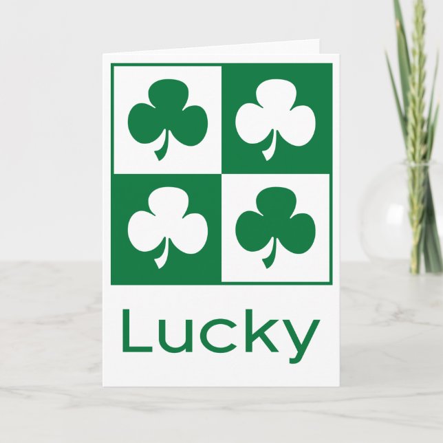 Tarjeta Shamrock (Anverso)
