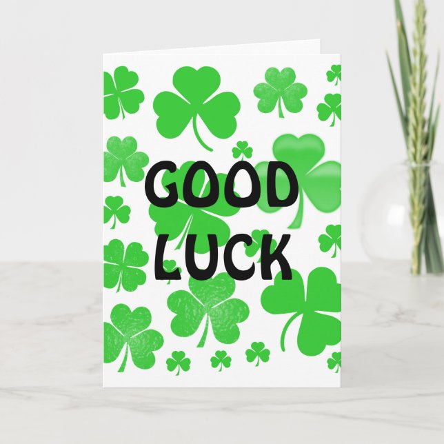Tarjeta Shamrock / Clover Tattoos + tus ideas (Anverso)
