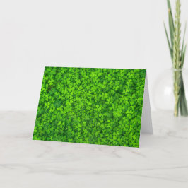 Tarjeta Shamrock Clovers Green Irish Symbol Irlanda
