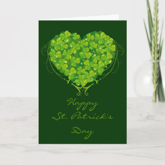 Tarjeta Shamrock Heart