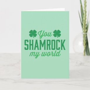 Tarjeta Shamrock My World