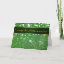 Tarjeta Shamrock, Purpurina de San Patricio
