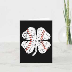 Tarjeta Shamrock St Patricks Day Pitcher Hitter B