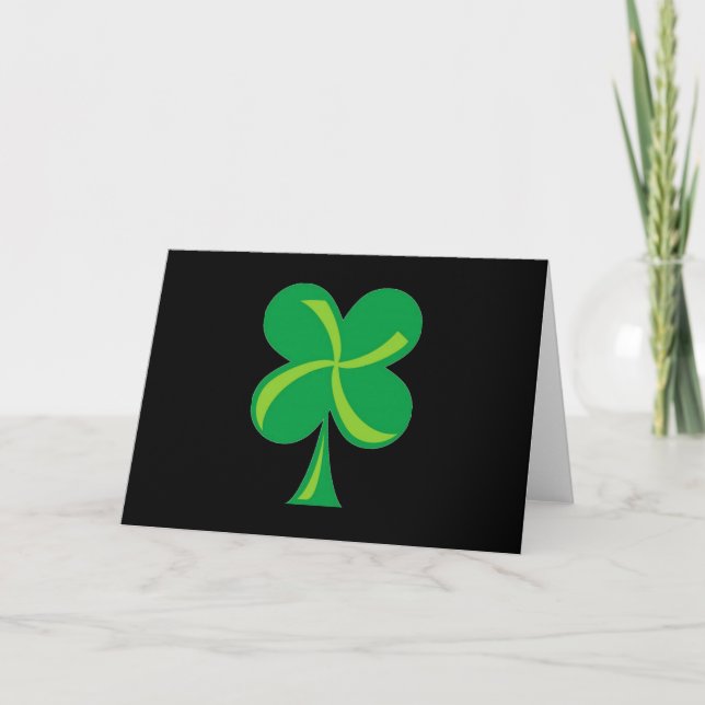 Tarjeta Shamrock verde (Anverso)