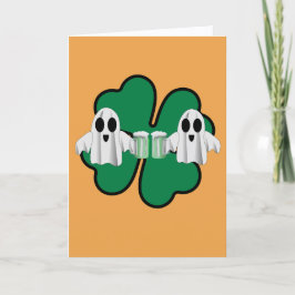 Tarjeta Shamrocked and Sheet-faced