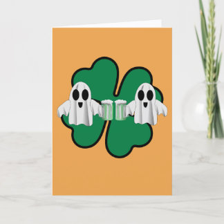 Tarjeta Shamrocked and Sheet-faced