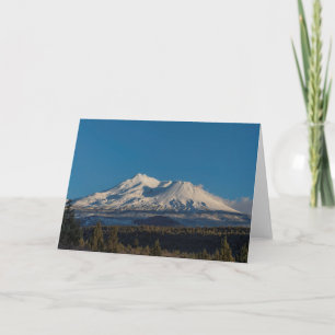 TARJETA SHASTA DE MONTAJE CON CABALLO Y RIDER