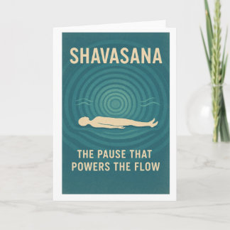 Tarjeta Shavasana