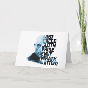 Tarjeta SHAZAM!   Dr. Sivana Seven Deadly Sins Graphic