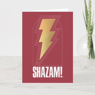 Tarjeta ¡SHAZAM! Furia de los dioses   Insignia Lightning