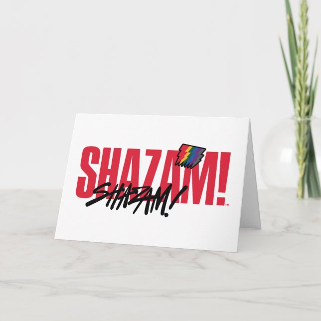 Tarjeta ¡SHAZAM! Furia de los dioses | Logo de los tornill (Anverso)