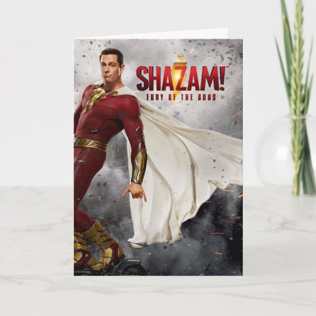 Tarjeta ¡SHAZAM! Furia de los dioses | Poster de cine suel (Anverso)