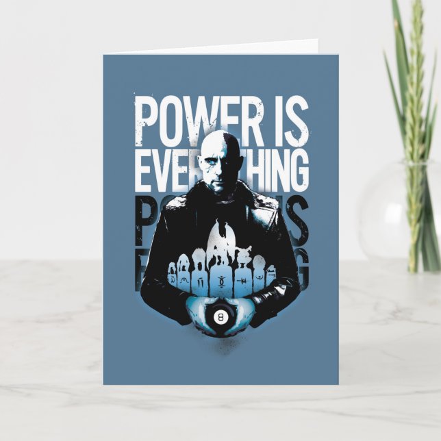 Tarjeta SHAZAM! | Sivana "Power Is Everything" (Anverso)