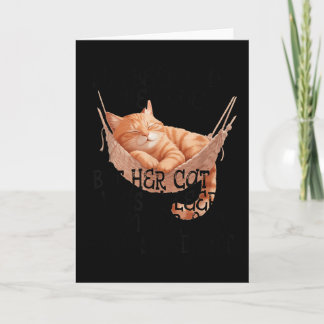 Tarjeta She Believed She Could But Her Cat Was Asleep On H