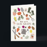 Tarjeta Shear Awesome Dad<br><div class="desc">Herramientas de jardín y verduras diseño de tarjetas de felicitación de padre de Shelby Allison. Toda la fotografía se muestra sólo como muestra y no se puede revender. Este producto sólo se pretende adquirir una vez que las fotos de muestra se sustituyan por las propias imágenes.</div>