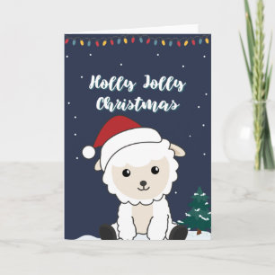 Tarjeta Sheep Christmas Sheep Winter Animals Card