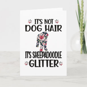 Tarjeta Sheepadoodle Lover Dog Mom Dad Sheepadoodle Owner