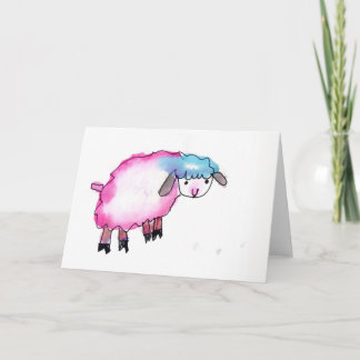 Tarjeta Sheeped • Emma Griste, edad 7