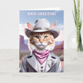 Tarjeta Sheriff Cat