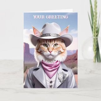 Tarjeta Sheriff Cat