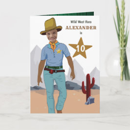Tarjeta Sheriff Kids Cowboy Especial especial ADD Foto ori