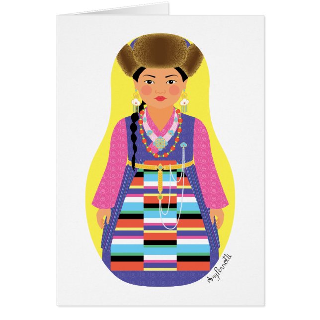 Tarjeta Sherpa Matryoshka (Frente)