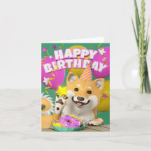 Shiba Feliz cumpleaños