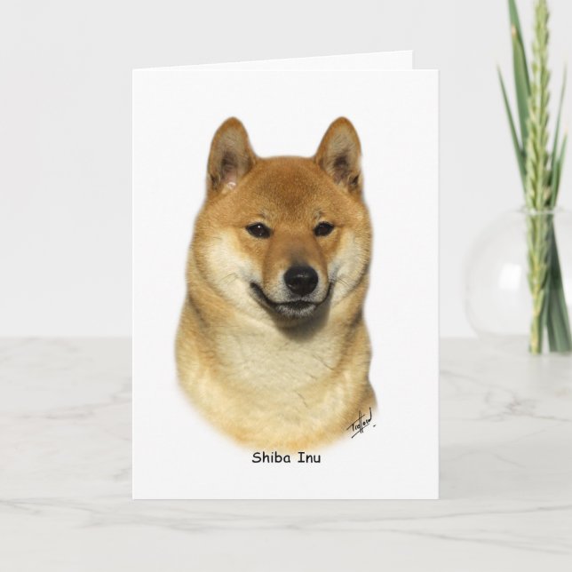 Tarjeta Shiba Inu (Anverso)