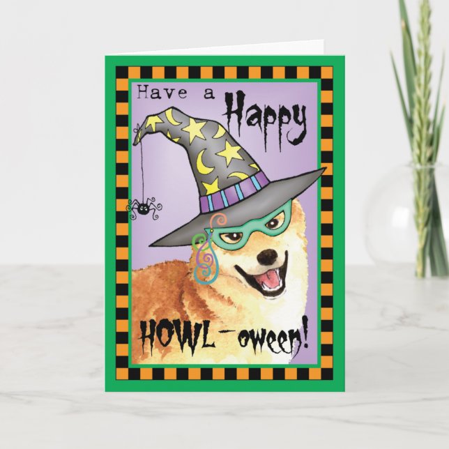 Tarjeta Shiba Inu Witch (Anverso)