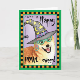 Tarjeta Shiba Inu Witch