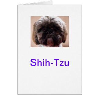 Tarjeta Shih-Tzu